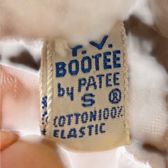 Vintage 70s Red bandana new born print Baby Booties slippers shoes Boho western - Picture 10 of 11